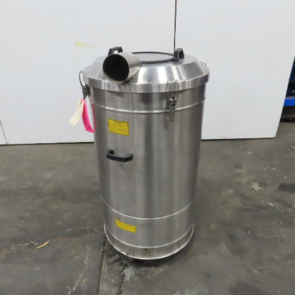 Nilfisk R305X 480V 3Ph 60Hz 2.55kW Stainless Steel Trim Vacuum 150L Capacity