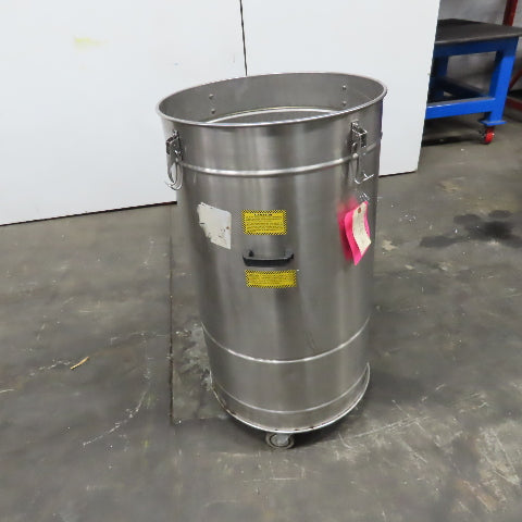 Nilfisk R305 480V 3Ph 60Hz 2.55kW Stainless Steel Trim Vacuum 150L Capacity