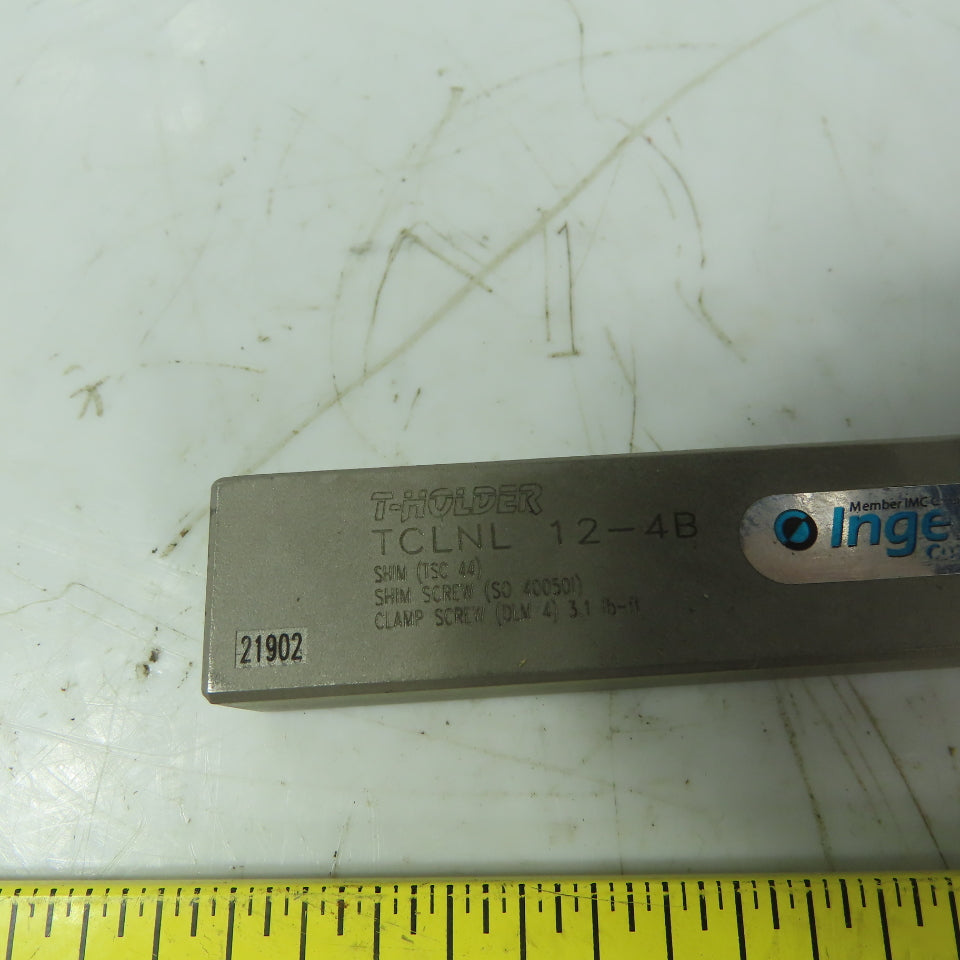 Ingersoll TCLNL 12-4B T-Holder Indexable Turning Tool Holder LH 3/4" Shank