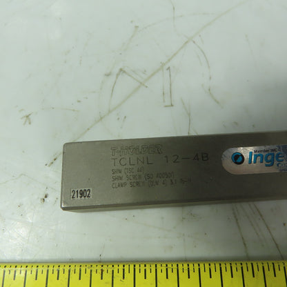 Ingersoll TCLNL 12-4B T-Holder Indexable Turning Tool Holder LH 3/4" Shank