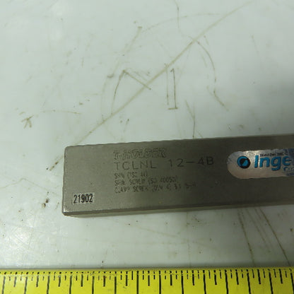 Ingersoll TCLNL 12-4B T-Holder Indexable Turning Tool Holder LH 3/4" Shank