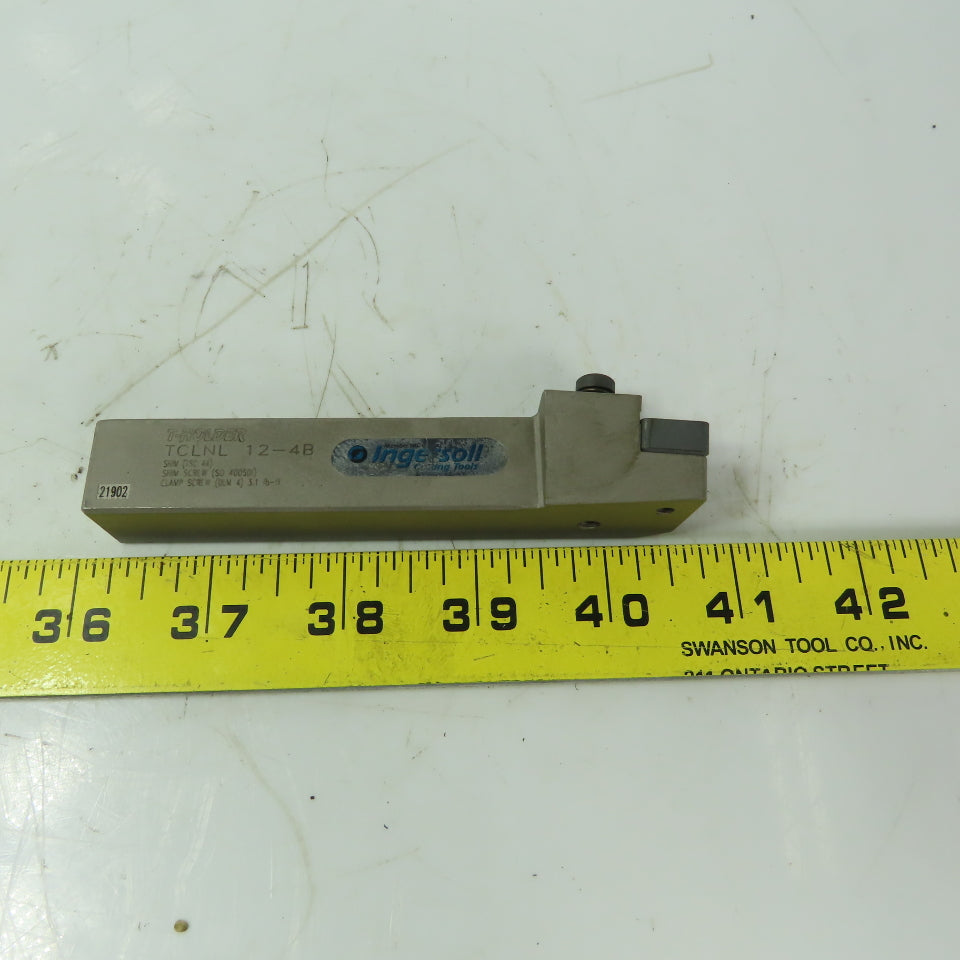 Ingersoll TCLNL 12-4B T-Holder Indexable Turning Tool Holder LH 3/4" Shank