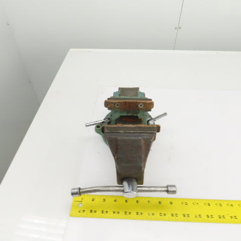 Unbranded Machinist Swivel Base Combination Bench Vise 4" Jaws 4" Opening