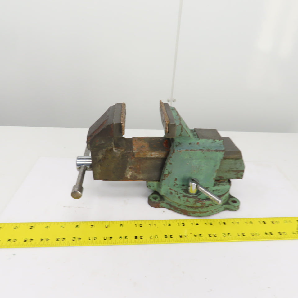 Unbranded Machinist Swivel Base Combination Bench Vise 4" Jaws 4" Opening
