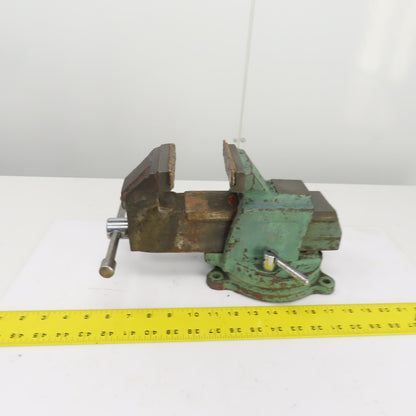 Unbranded Machinist Swivel Base Combination Bench Vise 4" Jaws 4" Opening