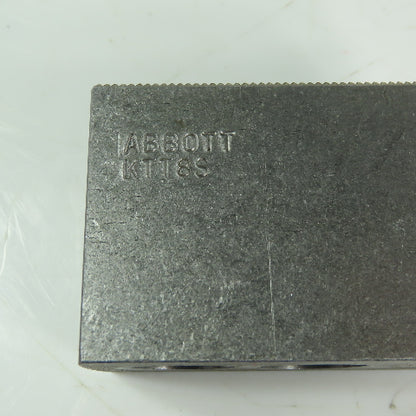 Abbott KTT8S Soft Lathe Chuck Jaw 1-1/2" x 3" x 2" Serrated Lot of 3