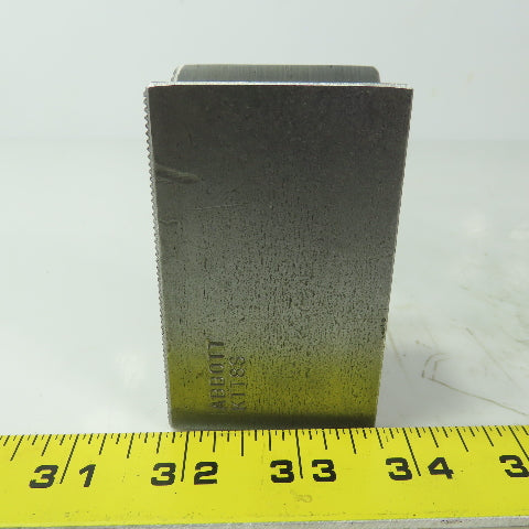 Abbott KTT8S Soft Lathe Chuck Jaw 1-1/2" x 3" x 2" Serrated Lot of 3