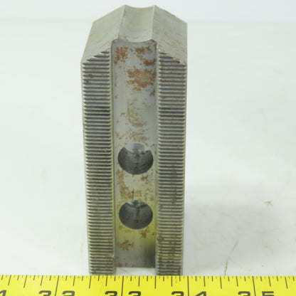 Abbott H0W27M88S Soft Lathe Chuck Jaw 1-1/2" x 4" x 2" Serrated Lot of 3