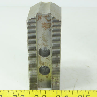 Abbott H0W27M88S Soft Lathe Chuck Jaw 1-1/2" x 4" x 2" Serrated Lot of 3