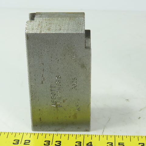 Abbott H0W27M88S Soft Lathe Chuck Jaw 1-1/2" x 4" x 2" Serrated Lot of 3