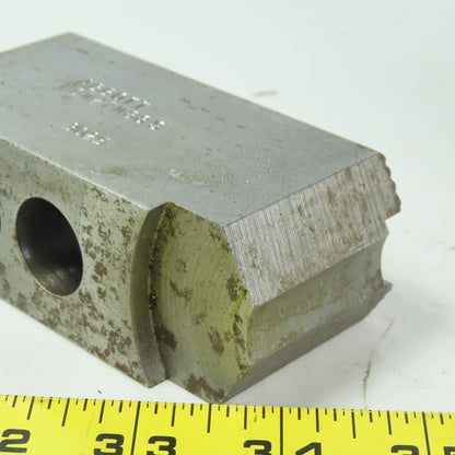 Abbott H0W27M88S Soft Lathe Chuck Jaw 1-1/2" x 4" x 2" Serrated Lot of 3