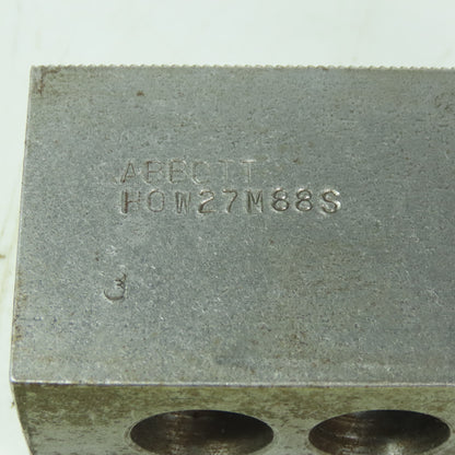 Abbott H0W27M88S Soft Lathe Chuck Jaw 1-1/2" x 3-1/2" x 2" Serrated Lot of 3