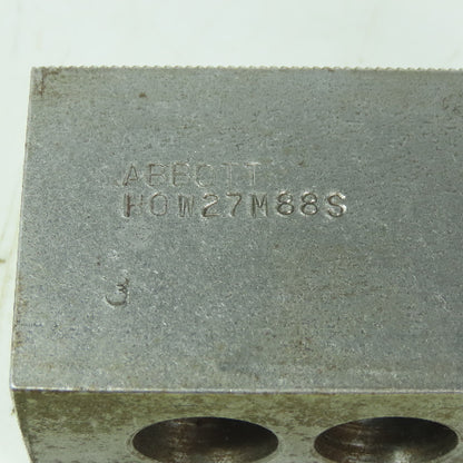 Abbott H0W27M88S Soft Lathe Chuck Jaw 1-1/2" x 3-1/2" x 2" Serrated Lot of 3