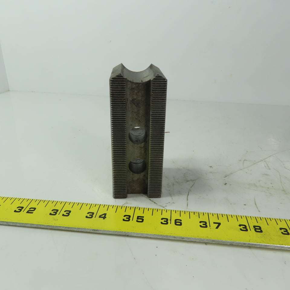 Abbott H0W27M88S Soft Lathe Chuck Jaw 1-1/2" x 3-1/2" x 2" Serrated Lot of 3