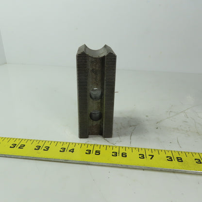 Abbott H0W27M88S Soft Lathe Chuck Jaw 1-1/2" x 3-1/2" x 2" Serrated Lot of 3