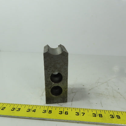 Abbott H0W27M88S Soft Lathe Chuck Jaw 1-1/2" x 3-1/2" x 2" Serrated Lot of 3