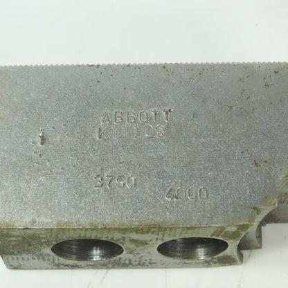 Abbott KTT10S Soft Lathe Chuck Jaw 1-1/2" x 4" x 2" Serrated Lot of 3