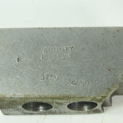 Abbott KTT10S Soft Lathe Chuck Jaw 1-1/2" x 4" x 2" Serrated Lot of 3