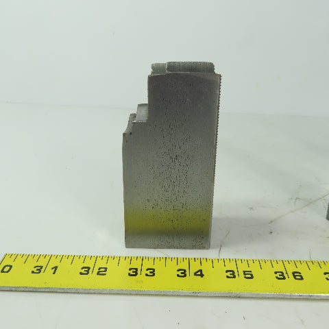 Abbott KTT10S Soft Lathe Chuck Jaw 1-1/2" x 4" x 2" Serrated Lot of 3
