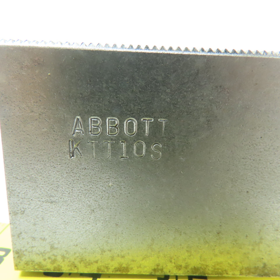 Abbott KTT10S Soft Lathe Chuck Jaw 1-1/2" x 4" x 2" Serrated Lot of 3