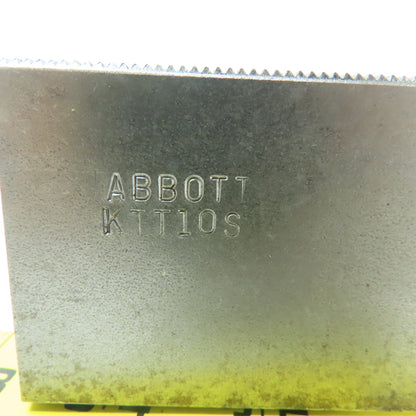 Abbott KTT10S Soft Lathe Chuck Jaw 1-1/2" x 4" x 2" Serrated Lot of 3