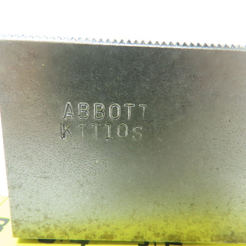 Abbott KTT10S Soft Lathe Chuck Jaw 1-1/2" x 4" x 2" Serrated Lot of 3
