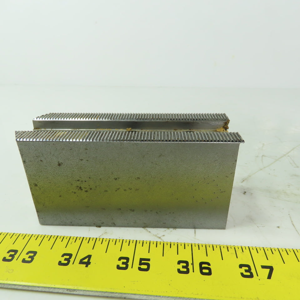 Abbott KTT10S Soft Lathe Chuck Jaw 1-1/2" x 4" x 2" Serrated Lot of 3