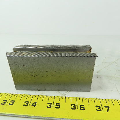 Abbott KTT10S Soft Lathe Chuck Jaw 1-1/2" x 4" x 2" Serrated Lot of 3