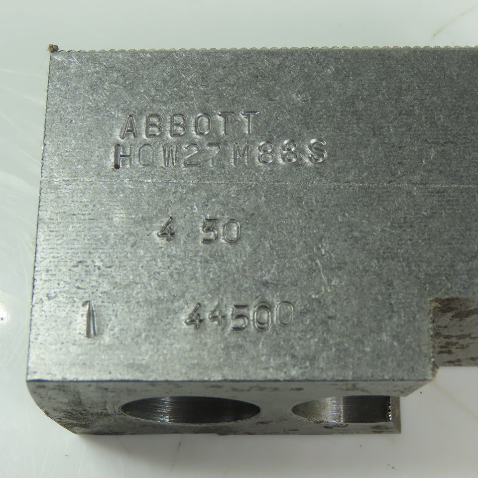 Abbott H0W27M88S Soft Lathe Chuck Jaw 1-1/2" x 3-1/2" x 2" Serrated Lot of 3