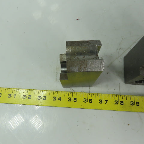 Abbott H0W27M88S Soft Lathe Chuck Jaw 1-1/2" x 3-1/2" x 2" Serrated Lot of 3