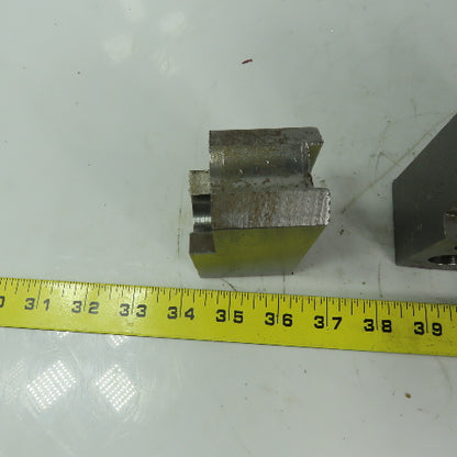 Abbott H0W27M88S Soft Lathe Chuck Jaw 1-1/2" x 3-1/2" x 2" Serrated Lot of 3