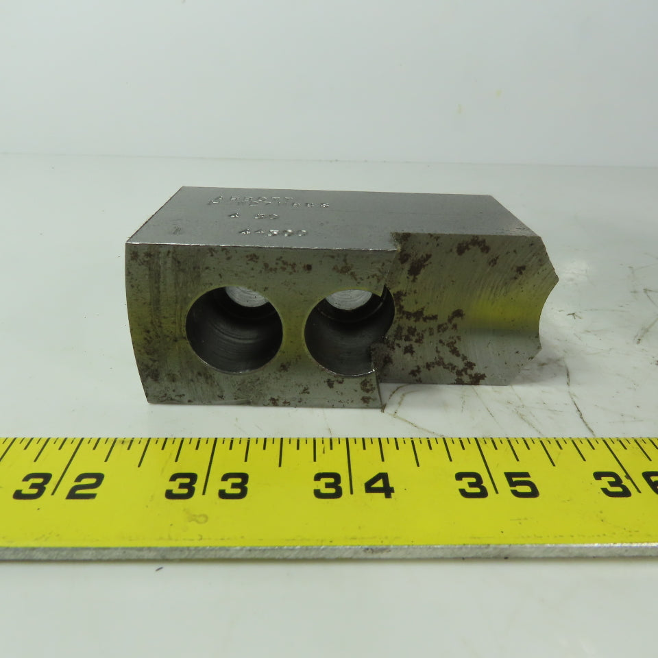 Abbott H0W27M88S Soft Lathe Chuck Jaw 1-1/2" x 3-1/2" x 2" Serrated Lot of 3