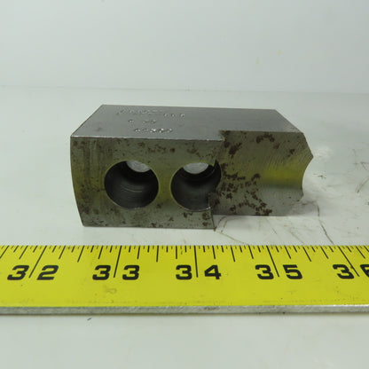 Abbott H0W27M88S Soft Lathe Chuck Jaw 1-1/2" x 3-1/2" x 2" Serrated Lot of 3