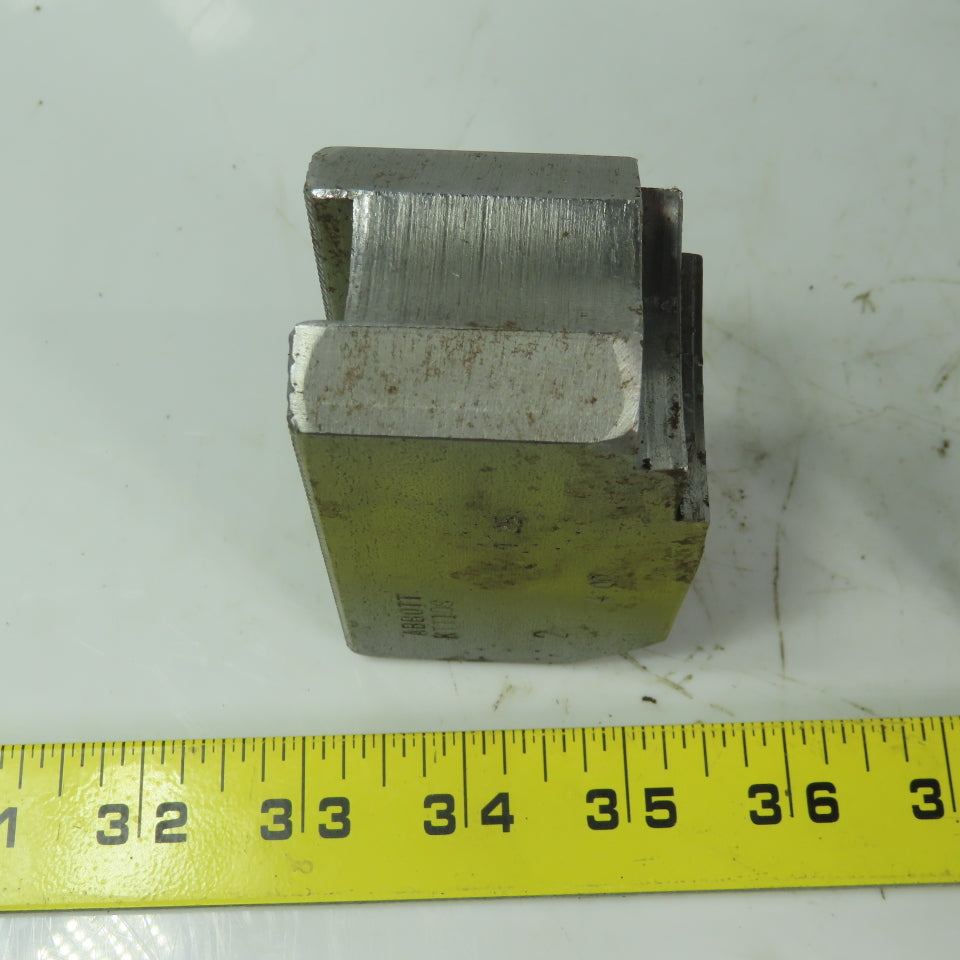 Abbott KTT10S Soft Lathe Chuck Jaw 1-1/2" x 3-3/4" x 2" Serrated Lot of 3