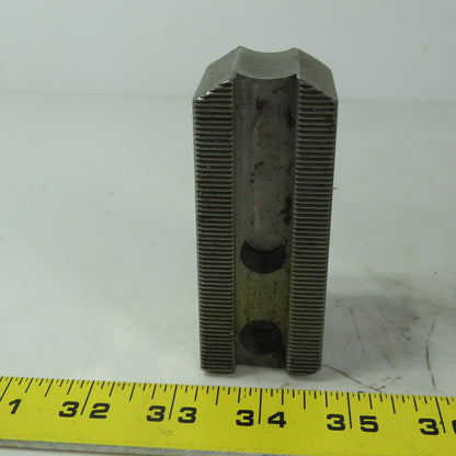Abbott KTT10S Soft Lathe Chuck Jaw 1-1/2" x 3-3/4" x 2" Serrated Lot of 3