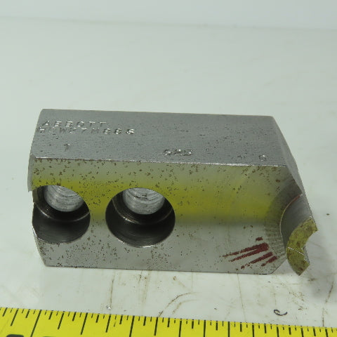 Abbott H0W27M88S Soft Lathe Chuck Jaw 1-3/8" x 3-3/8" x 2" Serrated Lot of 3