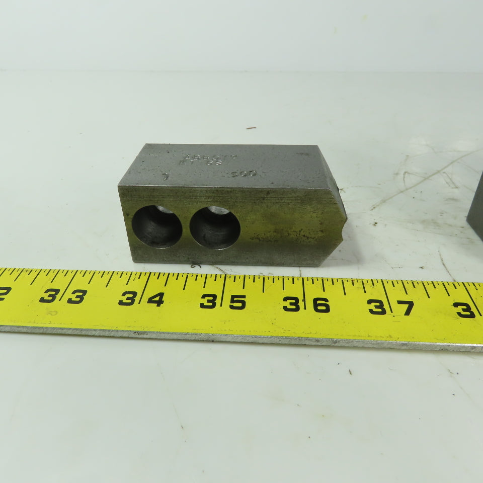 Abbott KTT6S Soft Lathe Chuck Jaw 1-1/2" x3-1/2" x 1-1/4" Serrated Lot of 3