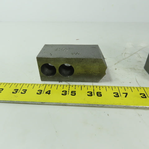Abbott KTT6S Soft Lathe Chuck Jaw 1-1/2" x3-1/2" x 1-1/4" Serrated Lot of 3