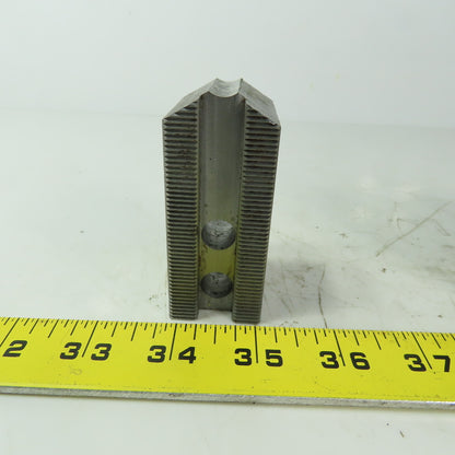 Abbott KTT6S Soft Lathe Chuck Jaw 1-1/2" x3-1/2" x 1-1/4" Serrated Lot of 3