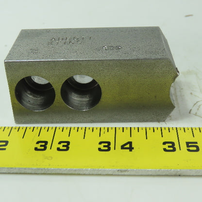 Abbott KTT6S Soft Lathe Chuck Jaw 1-1/2" x3" x 1-1/4" Serrated Lot of 3
