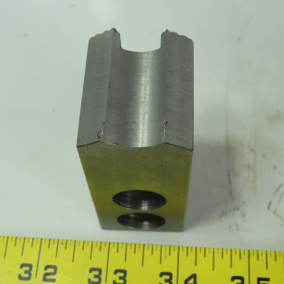 Abbott KTT6S Soft Lathe Chuck Jaw 1-1/2" x3" x 1-1/4" Serrated Lot of 3