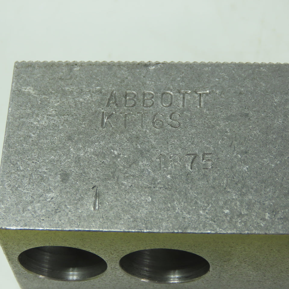 Abbott KTT6S Soft Lathe Chuck Jaw 1-1/2" x 3" x 1-1/4" Serrated Lot of 3