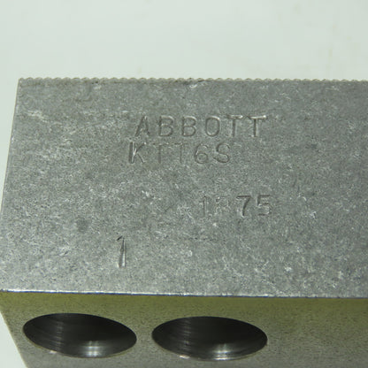 Abbott KTT6S Soft Lathe Chuck Jaw 1-1/2" x 3" x 1-1/4" Serrated Lot of 3