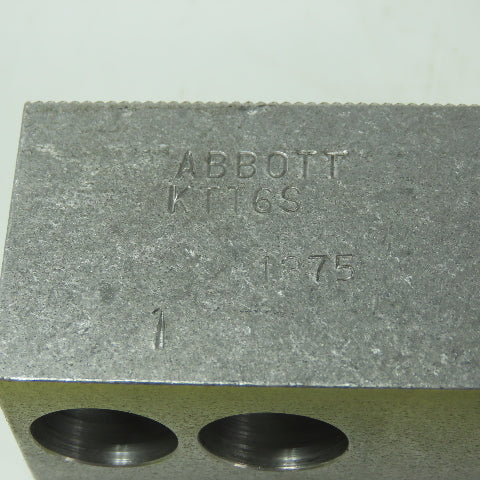 Abbott KTT6S Soft Lathe Chuck Jaw 1-1/2" x 3" x 1-1/4" Serrated Lot of 3
