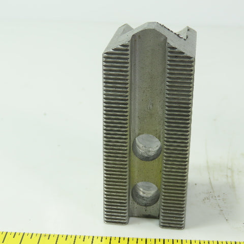 Abbott KTT6S Soft Lathe Chuck Jaw 1-1/2" x 3" x 1-1/4" Serrated Lot of 3