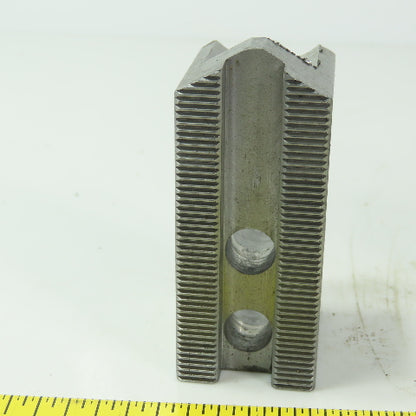 Abbott KTT6S Soft Lathe Chuck Jaw 1-1/2" x 3" x 1-1/4" Serrated Lot of 3