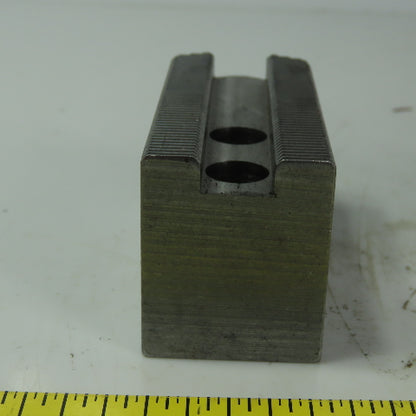 Abbott KTT6S Soft Lathe Chuck Jaw 1-1/2" x 3" x 1-1/4" Serrated Lot of 3