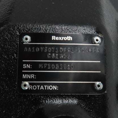 Rexroth AA10VSO71DFR1/30R-PKC62K05 Variable Axial Hydraulic Piston Pump