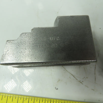 H & R 149.20.0 P Soft Lathe Chuck Jaw 1-1/2" x 3-3/4" x 2" Serrated Lot of 3