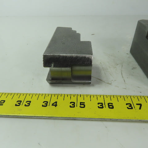 H & R 149.20.0 P Soft Lathe Chuck Jaw 1-1/2" x 3-3/4" x 2" Serrated Lot of 3